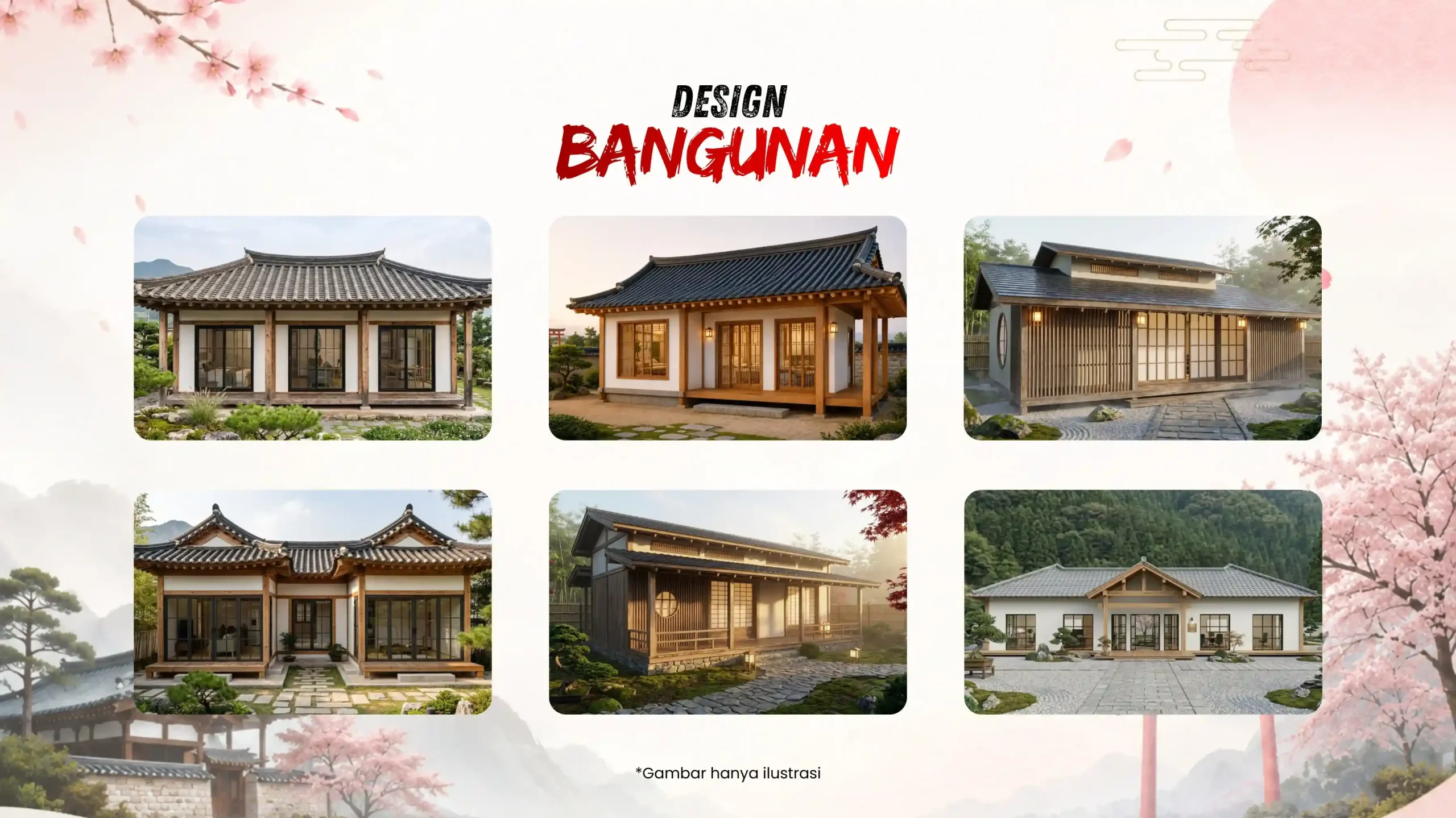 Inspirasi Desain Bangunan Jepang dan Korea The Hanami Rivera