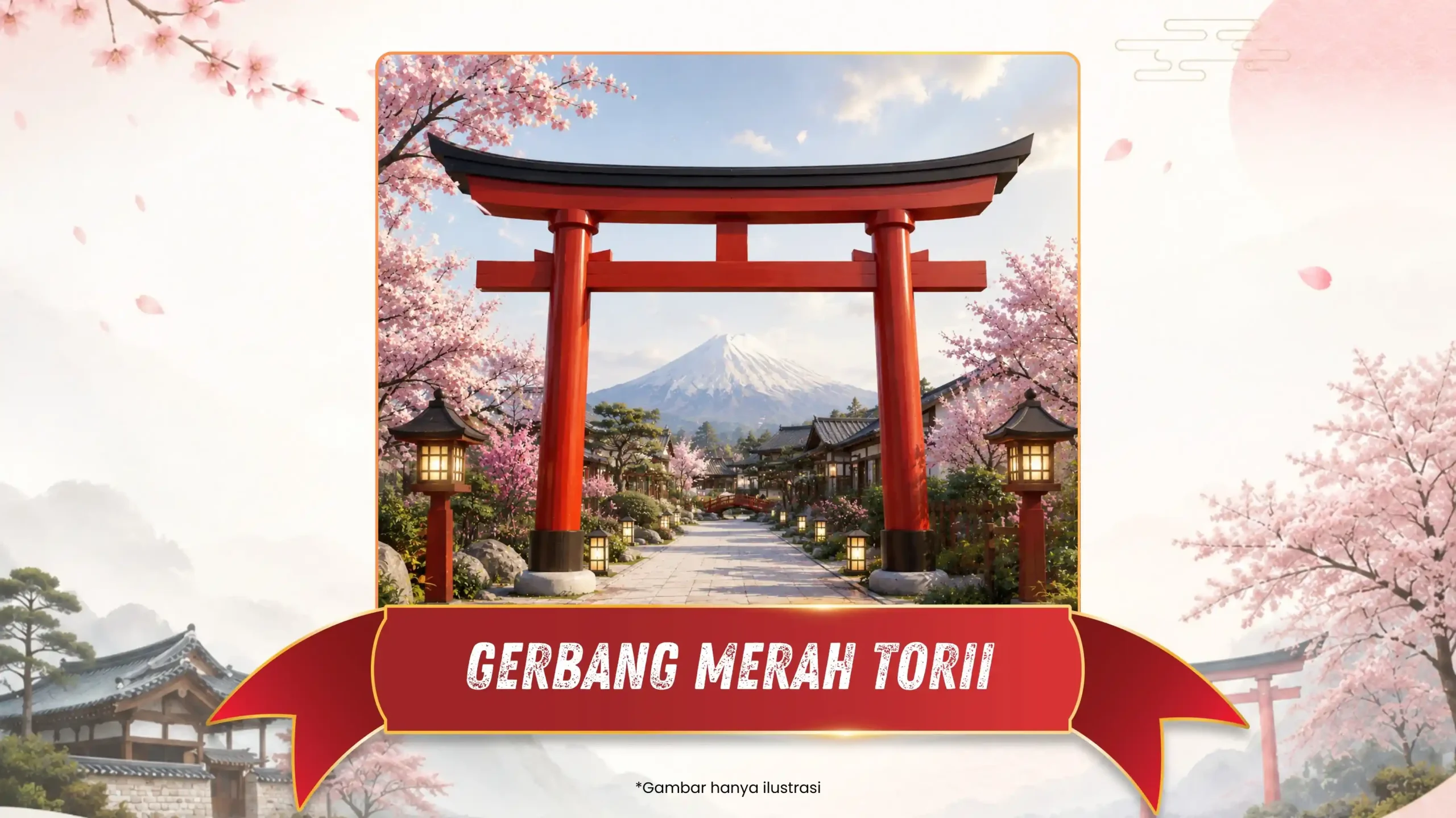 Gerbang Merah Torii The Hanami Rivera